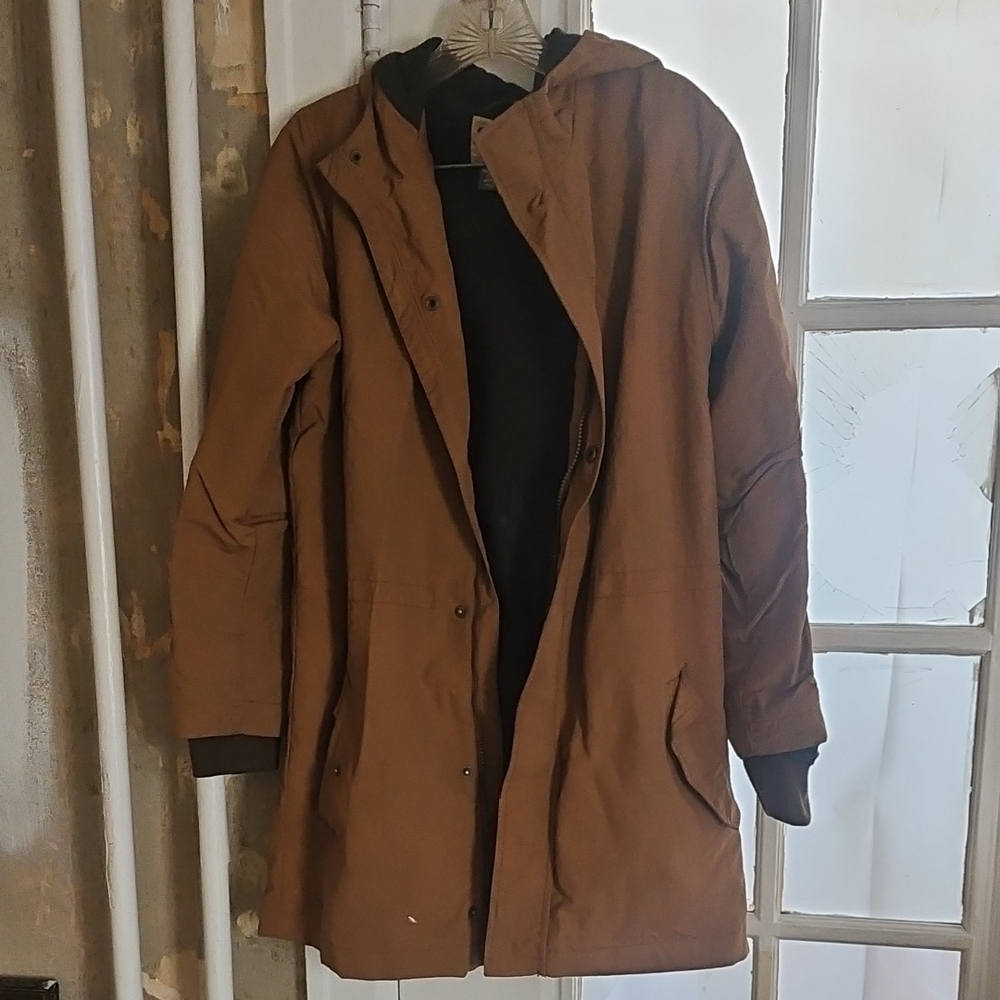 Brown Hooded Coat